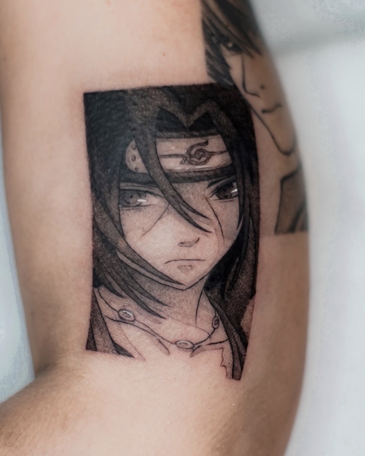 Tatouage manga d'Itachi par Neko