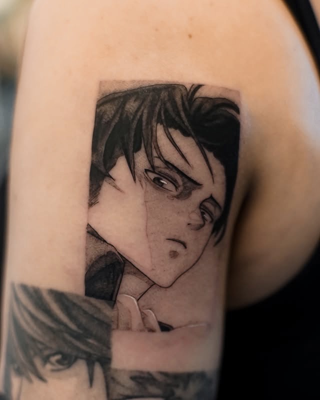 Tatouage de Levi d'Attack on Titan par Neko