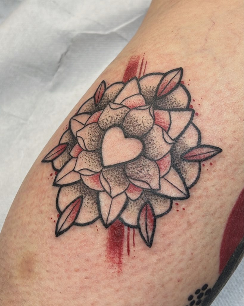 Tatouage de mandala par Coyote