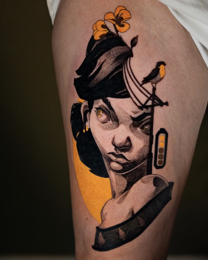 Portrait néoréaliste par Bryan Ly