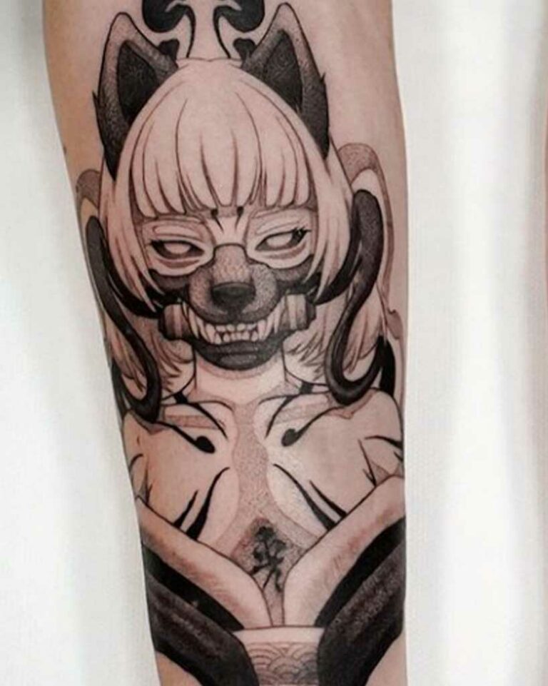 Tatouage style NeoJap par Neko, tatoueur à Genève
